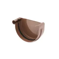BRYZA Ereszcsatorna bal oldali műanyag Ø 125 mm, barna RAL 8017