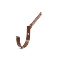 BRYZA Ereszcsatorna horog 125 mm barna