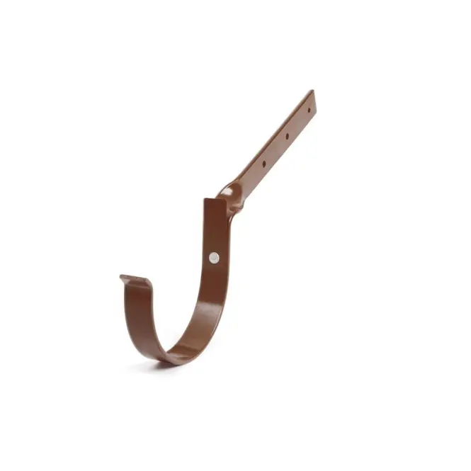 BRYZA Ereszcsatorna horog 125 mm barna
