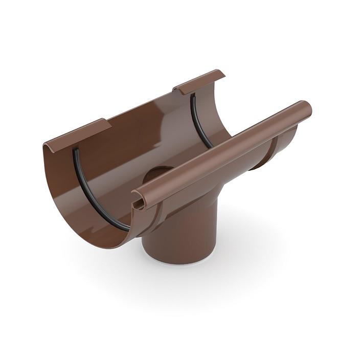 BRYZA Lefolyóidom ereszcsatorna rendszerhez, 75/63 mm barna