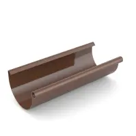 BRYZA PVC Ereszcsatorna 125 mm 2 m Barna