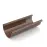 BRYZA PVC Ereszcsatorna 125 mm 2 m Barna