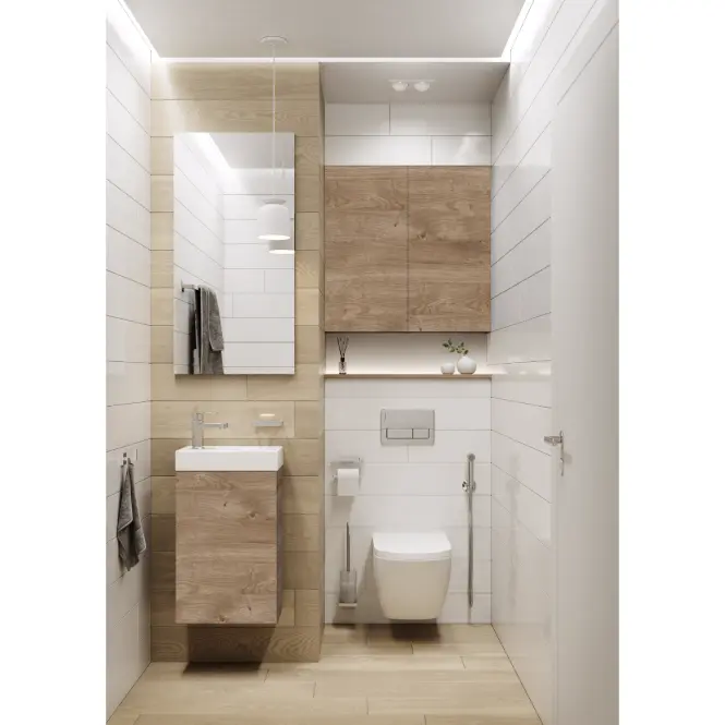 Fürdőszoba szett Small Basic 40 1D tölgy canela