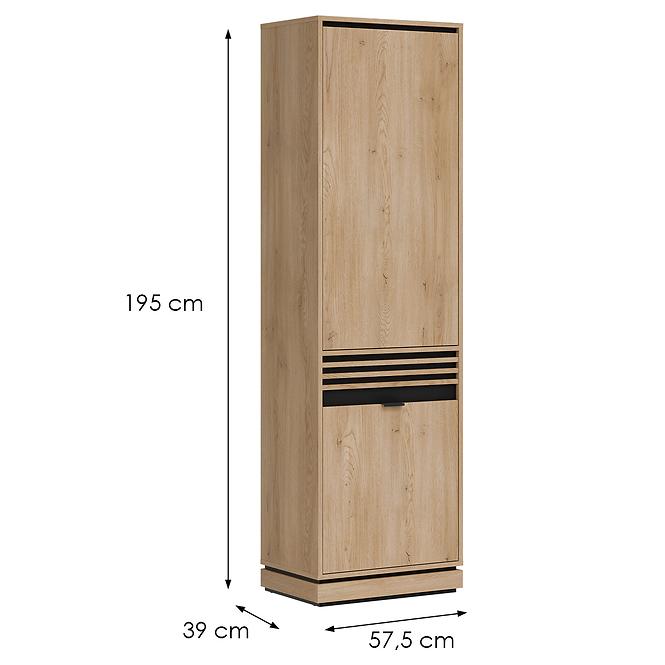Szekrény L/P Ferro Fe07 Tölgy Crem Torro