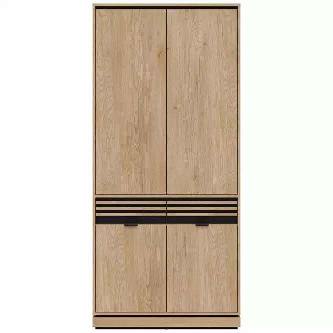 Szekrény 2D Ferro Fe08 Tölgy Crem Torro,3