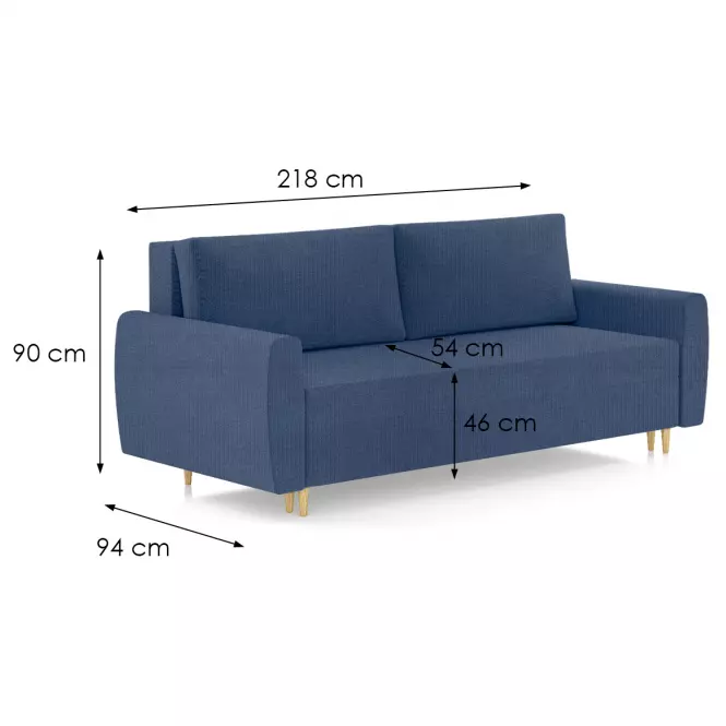 Kanapé Netro Herbi 25 kék