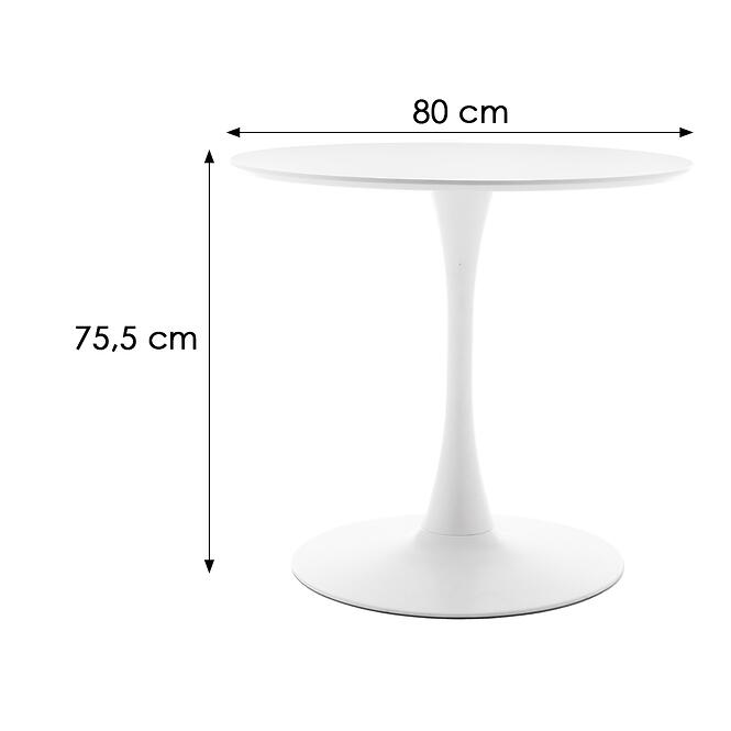 Asztal Marseille white,2