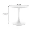 Asztal Marseille white,2