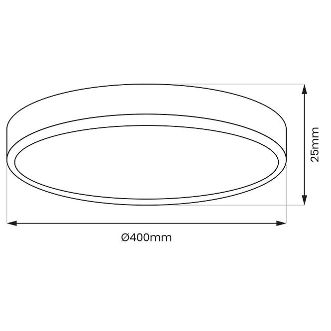 Lámpa MAQ ML1776 32W CCT WOOD PL