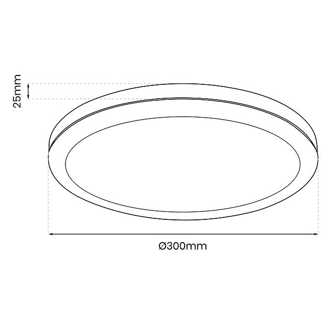 Lámpa MAQ ML1781 24W CCT WOOD PL,4