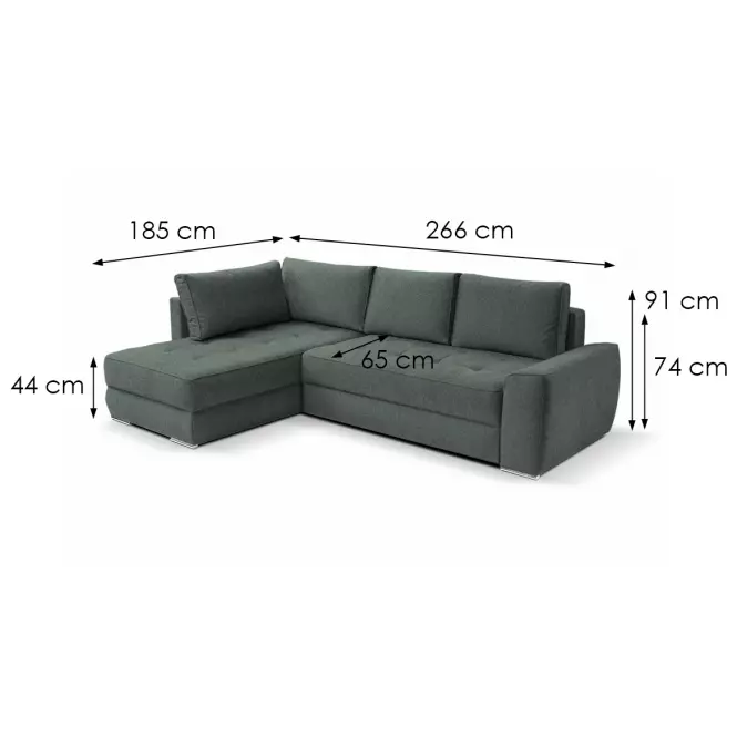 Sarokgarnitúra szett U Bari Kate 12,5