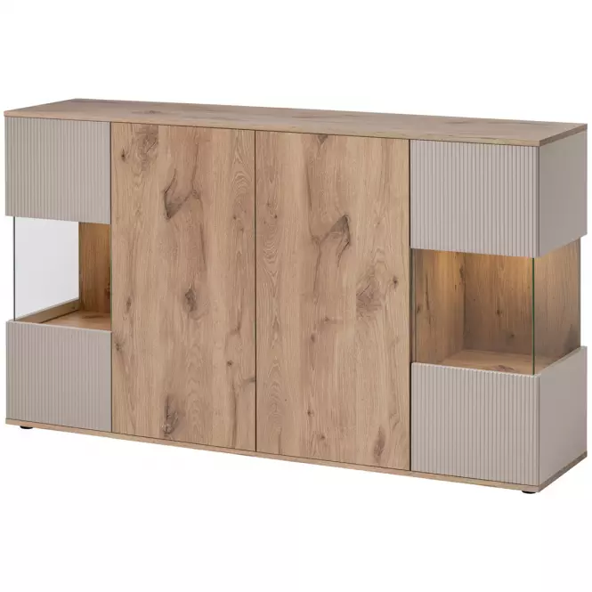Komód Catalina Dvc Ct Sb Tölgy Viking/Kasmír