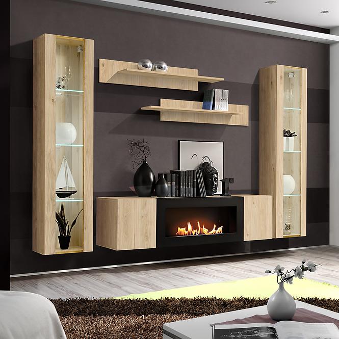 Komód bio kandallóval Fly Hickory Jackson,4