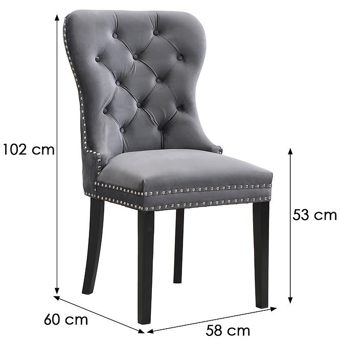 Szék Charlot  9533 szürke