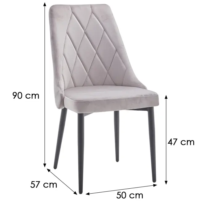 Szék Bjarne 9534 szürke