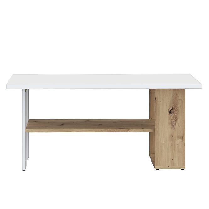 Dohányzóasztal Caldicot CFTT5210-M256 fehér/tölgy artisan,2