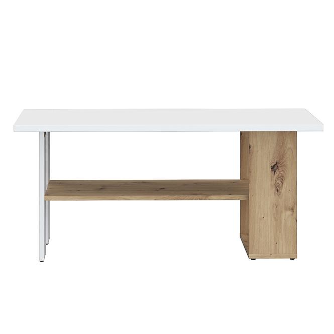 Dohányzóasztal Caldicot CFTT5210-M256 fehér/tölgy artisan,3