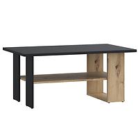 Dohányzóasztal Caldicot CFTT5210-M922 fekete/tölgy artisan