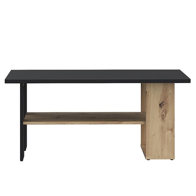 Dohányzóasztal Caldicot CFTT5210-M922 fekete/tölgy artisan