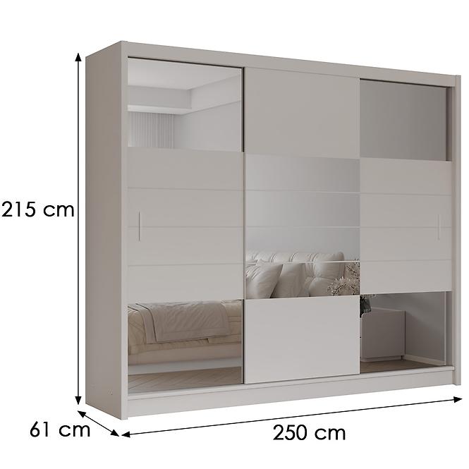 Szekrény Aruba 250 Homokbézs