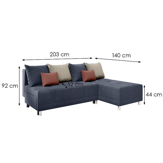 Sarokgarnitúra szett Max New Vena 15+7+1 bézs