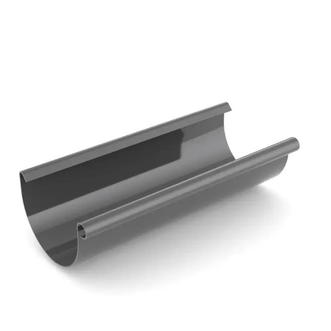 BRYZA PVC Ereszcsatorna 125 mm 3 m grafit