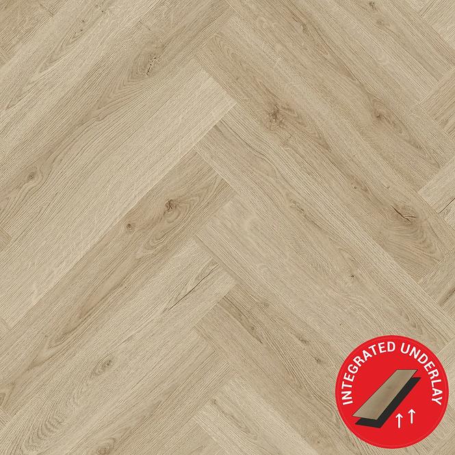 Vinyl padlo LVT RIGID tolgy Tanis Herringbone 5+1mm 0,3mm