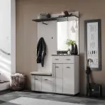 Előszobafal Hugo II Cc Hg2+P2 Párna Kasmír/Fekete