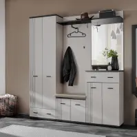 Előszobafal Hugo III Cc Hg3+P2 Párna Kasmír/Fekete