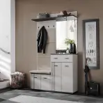 Előszobafal Hugo VI Cc Hg6+P2 Párna Kasmír/Fekete