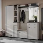 Előszobafal Hugo VIII Cc Hg8+P2 Párna Kasmír/Fekete
