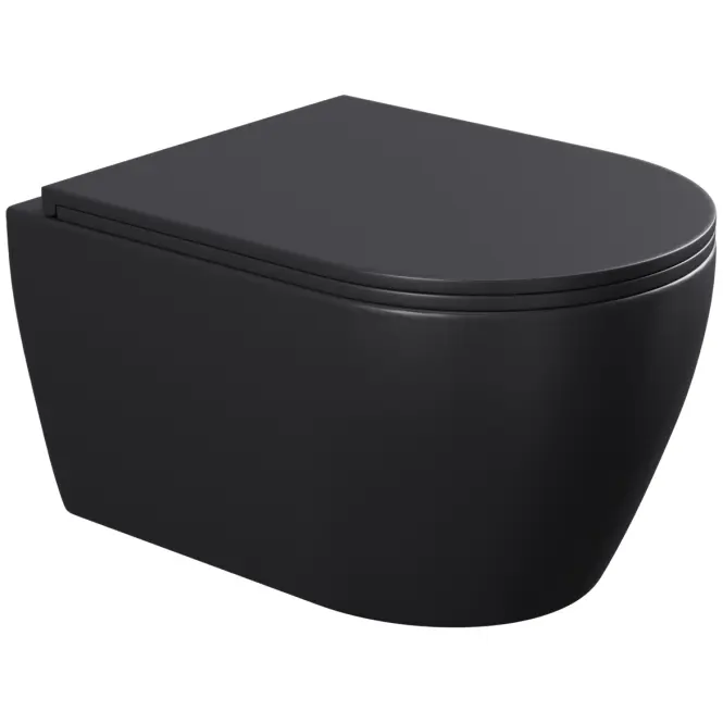 Függő WC csésze Totentanz black örvény