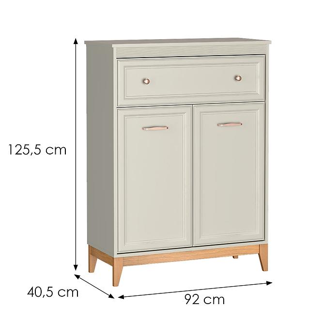 Komód Windsor 4w 90 Kashmir/Tölgy Természetes