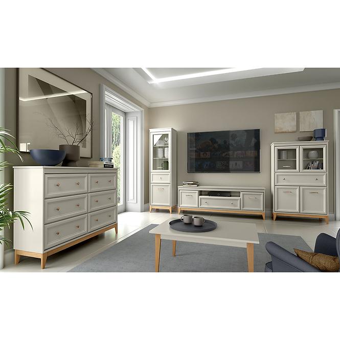 Komód Windsor 4w 90 Kashmir/Tölgy Természetes