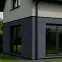 Rugalmas homlokzati deszka Brick Grafit,3