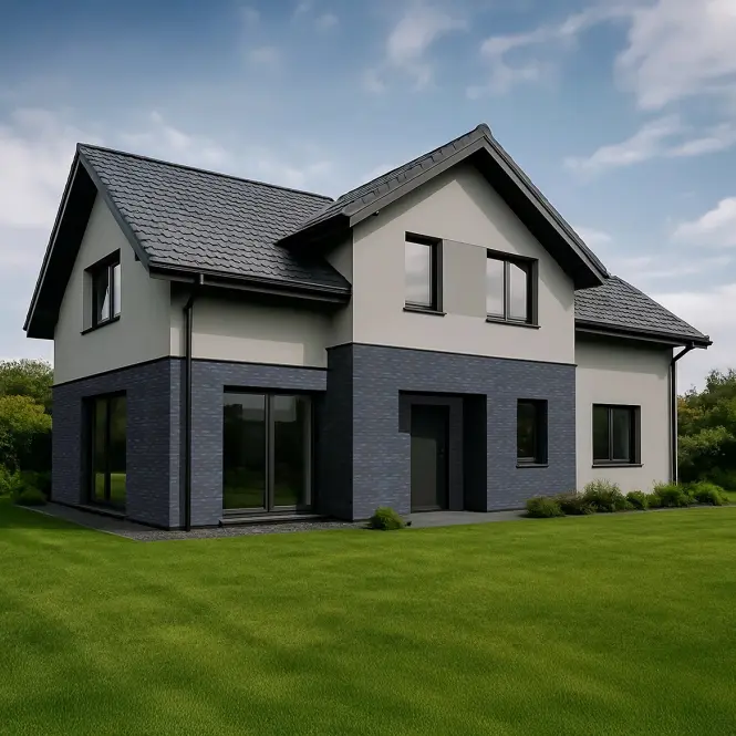 Rugalmas homlokzati deszka Brick Grafit,5