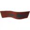 Rugalmas homlokzati deszka Brick Red,2