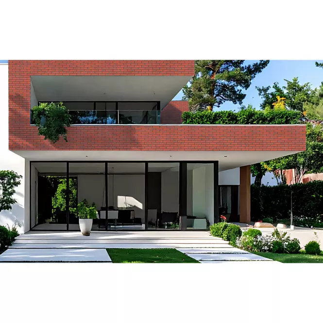 Rugalmas homlokzati deszka Brick Red,4