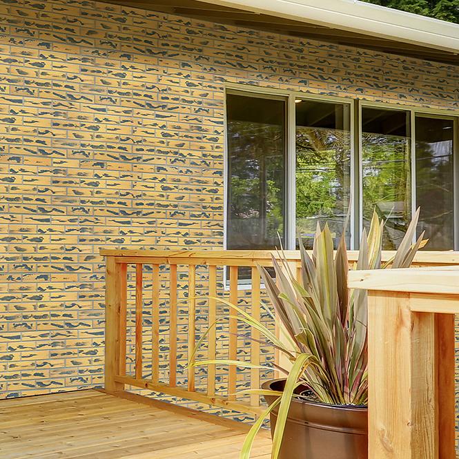 Rugalmas homlokzati deszka Brick Sand