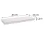 Függő polc FS 60/24 fehér 65080 595x235,2