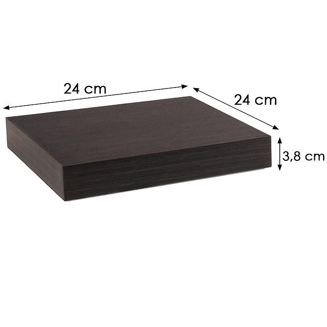 Függő polc FS 24/24 wenge 65054 235x235,2