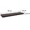 Függő polc FS 80/24 wenge 65114 795x235,2