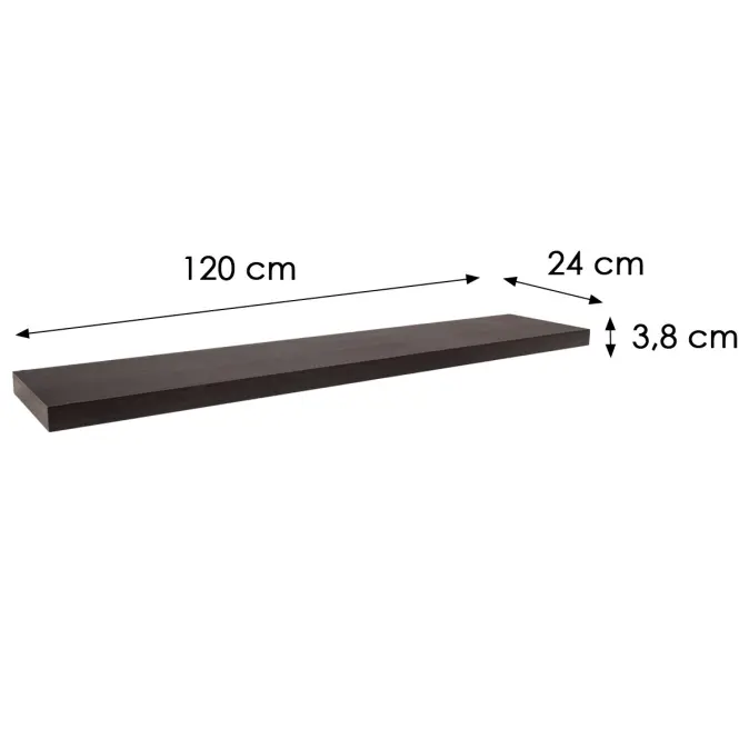 Függő polc FS 118/24 wenge 65144 1180x235