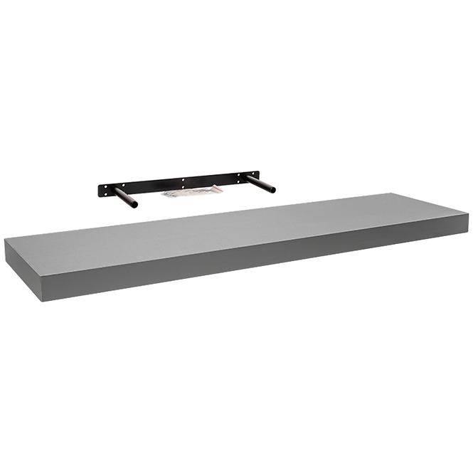 Függő polc FS 80/24 fényes szürke 65125 795x235,3