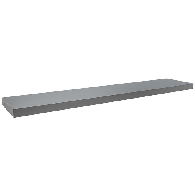 Függő polc FS 118/24 fényes szürke 65155 1180x235