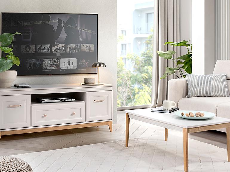 Vitrin Niska Windsor 5w Kasmír/Tölgy Természetes
