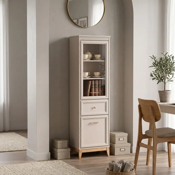 Vitrin Niska Windsor 6w Kasmír/Tölgy Természetes