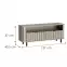 Szekrény RTV Novado 6nv 140 Clay Gray,2