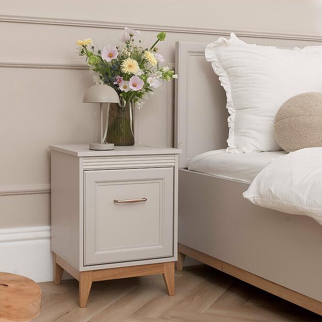 Éjjeliszekrény Windsor 11w Kasmír/Tölgy Természetes