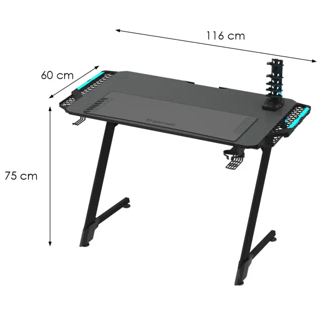 Íróasztal Gamset Snake 1.0 Ekgs8112,2